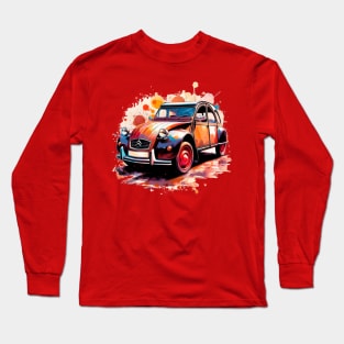 Deux chevaux car Long Sleeve T-Shirt